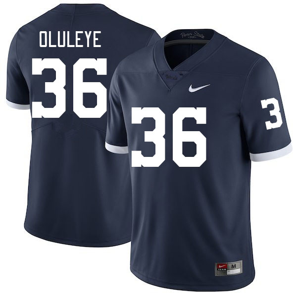 Men #36 Feyisayo Oluleye Penn State Nittany Lions College Football Jerseys Stitched-Retro